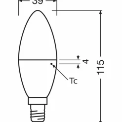 OSRAM LED Star E14 7,5 Watt 6500 Kelvin 806 Lumen