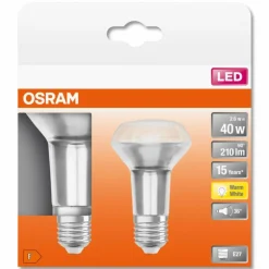 OSRAM LED STAR Lot de 2 E27 2,6 watt 2700 Kelvin 210 lumen