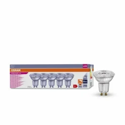Osram Lot de 5 LED GU10 3,4 watts 3000 Kelvin 230 lumens