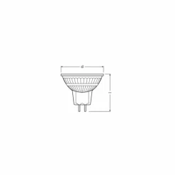 OSRAM Lot de 3 LED Star GU5.3 6,5 Watt 2700 kelvin 630 Lumen