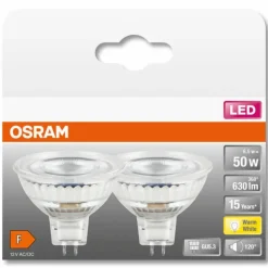 OSRAM Lot de 2LED Star GU5.3 6,5 Watt 2700 Kelvin 630 Lumen