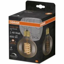 OSRAM Vintage 1906® LED E27 7 Watt 2200 Kelvin 600 Lumen