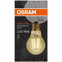 OSRAM Vintage 1906® LED E27 6,5 Watt 2400 Kelvin 650 lumen