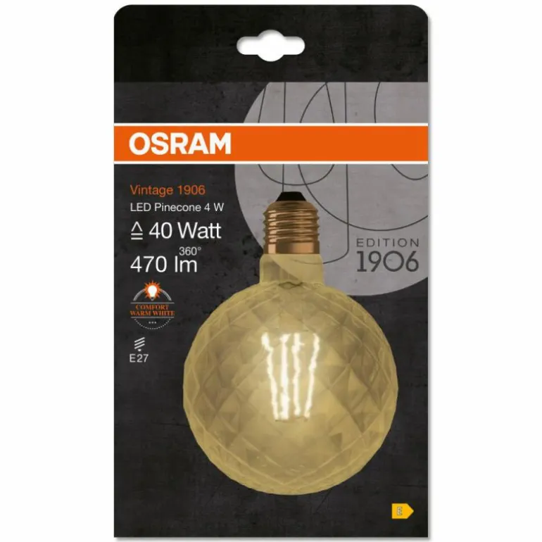 OSRAM Vintage 1906® LED E27 4 Watt 2400 Kelvin 470 Lumen