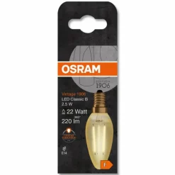 OSRAM Vintage 1906® LED E14 2,5 Watt 2400 Kelvin 220 lumen