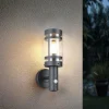 PALOMA Applique murale Luminaires Reality Anthracite, 1 lumière, Détecteur de mouvement