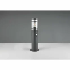 PALOMA Lampadaire d'extérieur Luminaires Reality Anthracite, 1 lumière, Détecteur de mouvement