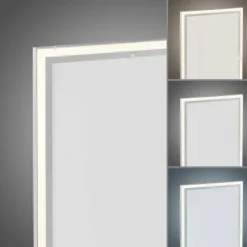 Luminaires Leuchten Direkt Éclairage Led|Panneau de plafond avec chauffage IR LeuchtenDirekt BEROA LED Blanc, 1 lumière, Télécommandes