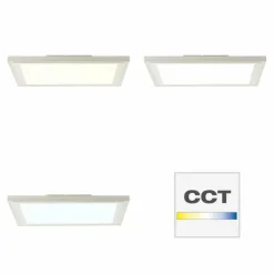 Luminaires Brilliant Éclairage Led|Panneau encastrable Brilliant Lanette LED Blanc, 1 lumière, Télécommandes, Changeur de couleurs