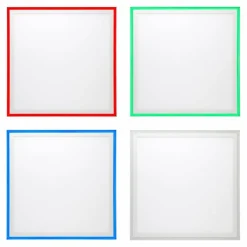 Luminaires Brilliant Éclairage Led|Panneau encastrable Brilliant Lanette LED Blanc, 1 lumière, Télécommandes, Changeur de couleurs