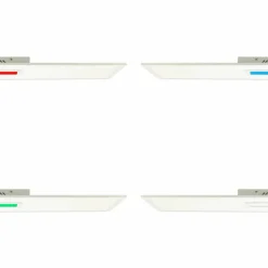 Luminaires Brilliant Éclairage Led|Panneau encastrable Brilliant Odella LED Blanc, 1 lumière, Télécommandes, Changeur de couleurs