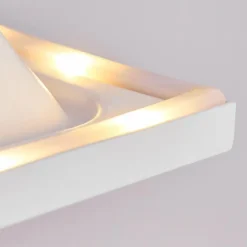 hofstein Éclairage Led|Panneau LED Badia Blanc, 2 lumières