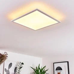 hofstein Éclairage Led|Panneau LED Badia Blanc, 2 lumières