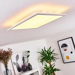 hofstein Éclairage Led|Panneau LED Badia Blanc, 2 lumières