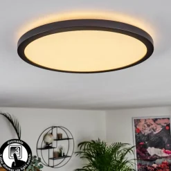 hofstein Éclairage Led|Panneau LED Boyero Noir, 1 lumière