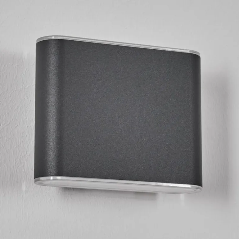 Paranhas Lampe murale d´extérieur, Luminaire de salle de bain, Luminaire Up & Down, Applique murale Anthracite, 1 lumière