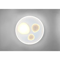 Luminaires Trio Éclairage Led|Pebble Plafonnier LED Blanc, 1 lumière, Télécommandes