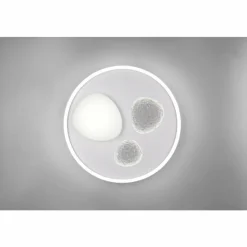 Luminaires Trio Éclairage Led|Pebble Plafonnier LED Blanc, 1 lumière, Télécommandes