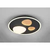 Luminaires Trio Éclairage Led|Pebble Plafonnier LED Noir, 1 lumière, Télécommandes