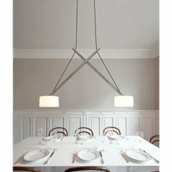 Luminaires Serien Lighting Suspensions|Pendelleuchte Suspension Chrome, 2 lumières