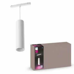 Pendule Philips Hue Perifo LED Blanc, 1 lumière, Changeur de couleurs
