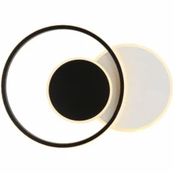 Luminaires Globo Lighting Éclairage Led|Perlix Plafonnier LED Noir, Blanc, 1 lumière