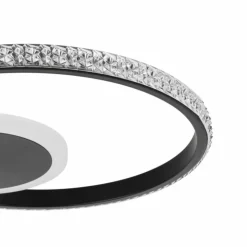 Luminaires Globo Lighting Éclairage Led|Perlix Plafonnier LED Noir, Blanc, 1 lumière