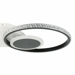 Luminaires Globo Lighting Éclairage Led|Perlix Plafonnier LED Noir, Blanc, 1 lumière
