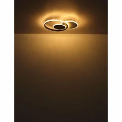 Luminaires Globo Lighting Éclairage Led|Perlix Plafonnier LED Noir, Blanc, 1 lumière