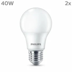 Philips Classic Lot de 2 LED E27 4,9 watt 2700 kelvin 470 lumen