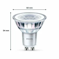 Philips Classic Lot de 6 LED GU10 3,5 watt 2700 kelvin 255 lumen