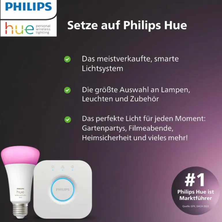 Philips Hue LED GU5.3 6,3 Watt 2000-6500 Kelvin 400 Lumen