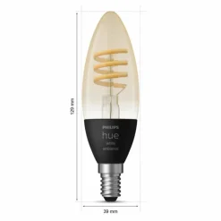 Philips Hue Lot de 2 LED E14 4,6 watt 2200-4500 kelvin 350 lumen