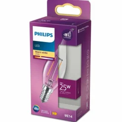 Philips LED E14 2 Watt 2700 Kelvin 250 Lumen