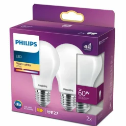 Philips 2x LED E27 7 Watt 2700 Kelvin 806 Lumen