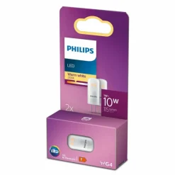 Philips 2x LED G4 1 Watt 2700 Kelvin 115 Lumen