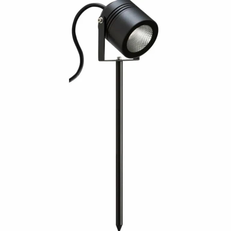 pique de terre LCD Langenfeld LED Noir, 1 lumière