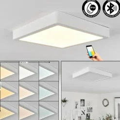 Plafonnier Finsrud LED Blanc, 1 lumière