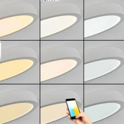 Plafonnier Finsrud LED Blanc, 1 lumière