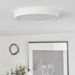 Plafonnier Finsrud LED Blanc, 1 lumière