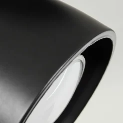 hofstein Plafonniers|Plafonnier Moesdorf Nickel mat, Noir, 1 lumière