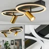 hofstein Éclairage Led|Plafonnier Reboleiro LED Noir, 3 lumières