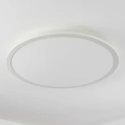 Plafonnier Sani LED Blanc, 1 lumière, Télécommandes, Changeur de couleurs