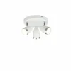 Luminaires Globo Lighting Spots Et Projecteurs|Plafonnier à spots rond Globo LED Blanc, 3 lumières