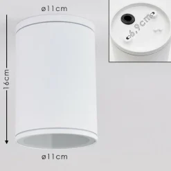 Plafonnier Agua Blanc, 1 lumière