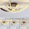 hofstein Éclairage Led|Plafonnier Aranu LED Rouille, 4 lumières