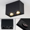 hofstein Plafonniers|Plafonnier Betsie Noir, 2 lumières