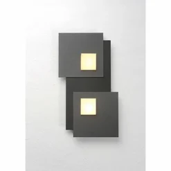 Luminaires Bopp Appliques|Plafonnier Bopp PIXEL 2.0 LED Noir, 2 lumières