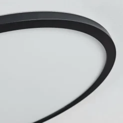 hofstein Éclairage Led|Plafonnier Boyero LED Noir, 1 lumière