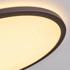 hofstein Éclairage Led|Plafonnier Boyero LED Noir, 1 lumière